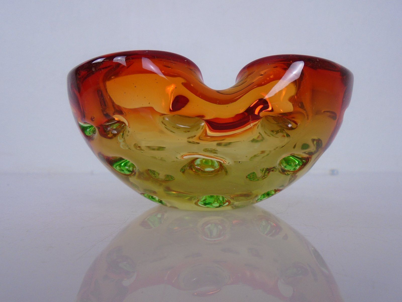 Sommerso Murano Glass Ashtray, Italy, 1960s photo buy