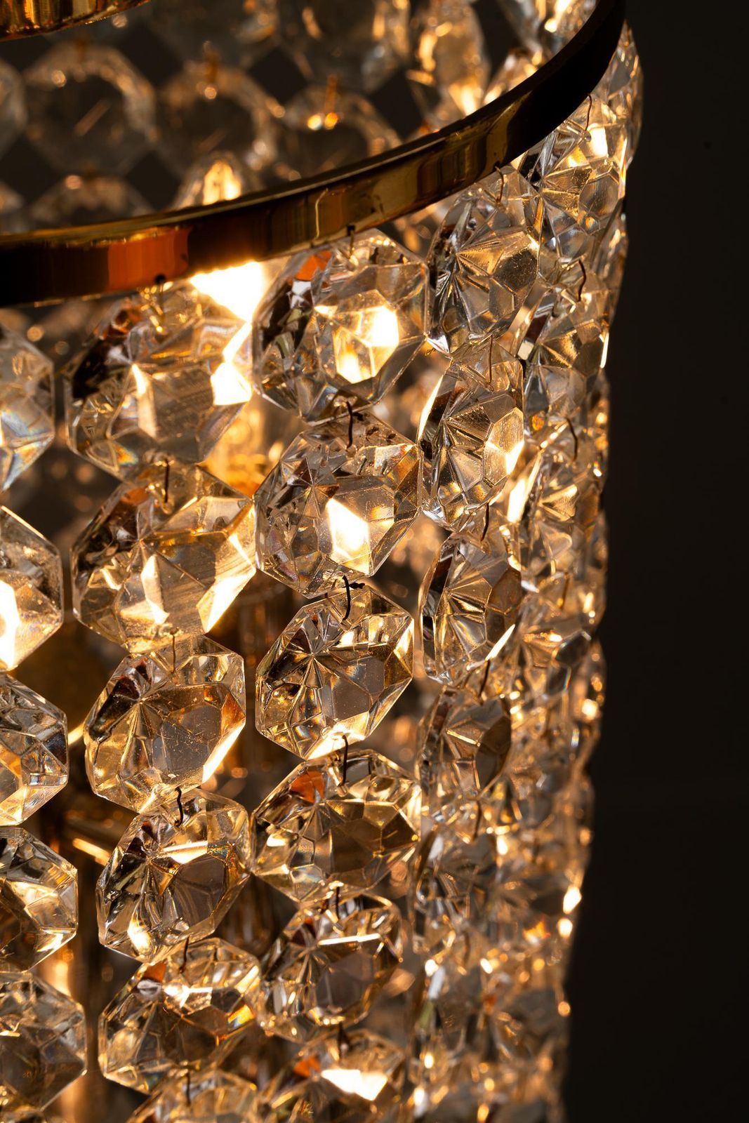 photo buy Bakalowits Crystal And Brass Chandelier Vienna Around 1950s