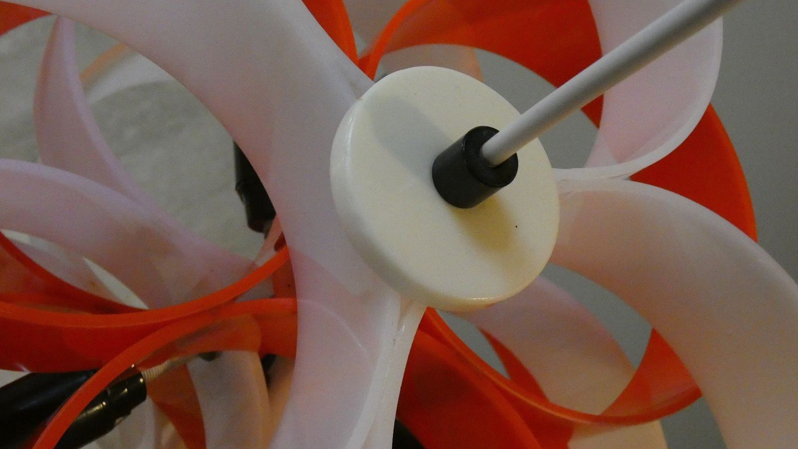 Orange And White Acrylic Glass Pendant Lamp From Stilux Milano, 1960s photo buy