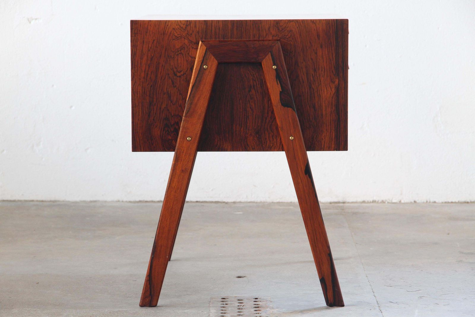 Vintage Set Of Danish Rosewood Bedside Sewing Nests Att. To Erling Torvits, 60s photo 3874.0