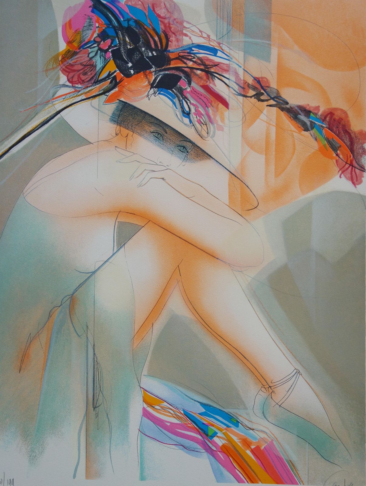 Jean Baptiste Valadiemodern Marilyn   Original Handsigned Lithograph photo for sale