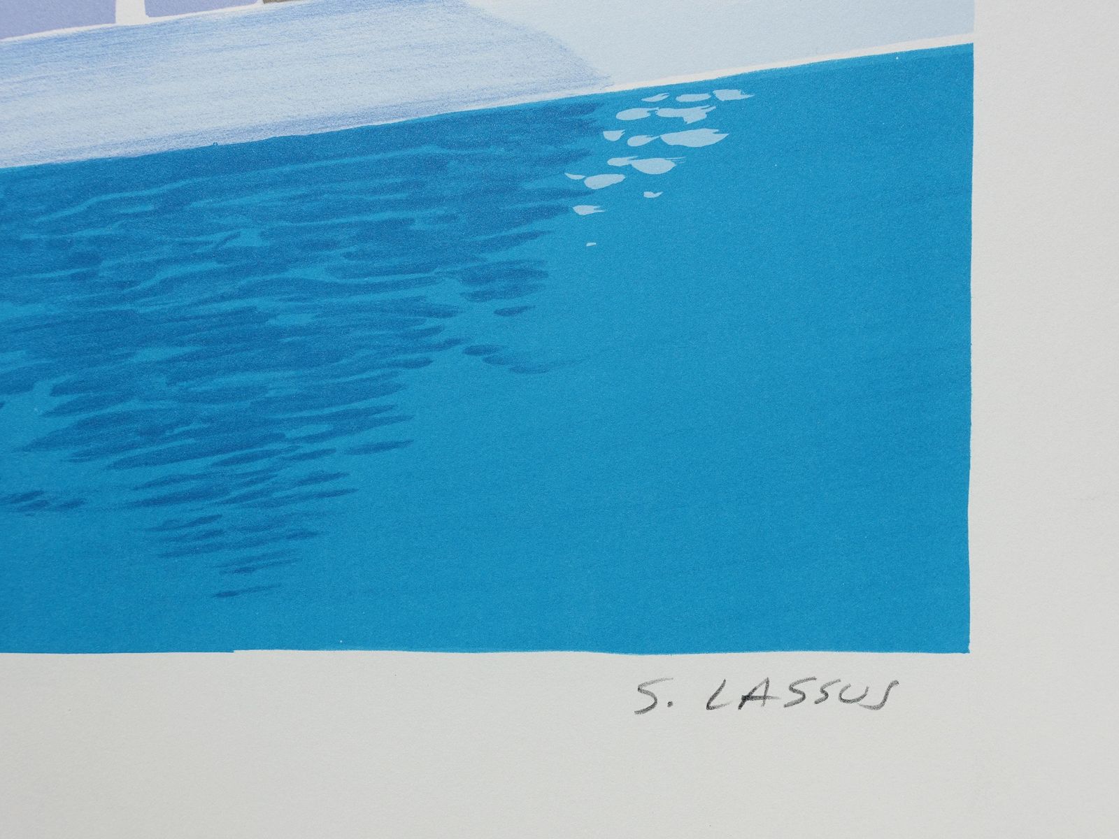 Serge Lassusthalasso At St Malo   Original Lithograph, Handsigned & Ltd /2501982 photo for sale