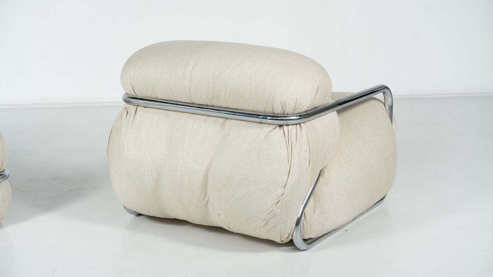 Pair Of Armchairs By Mario Sabot, Italy, 1970s   New Upholstery photo Furniture
