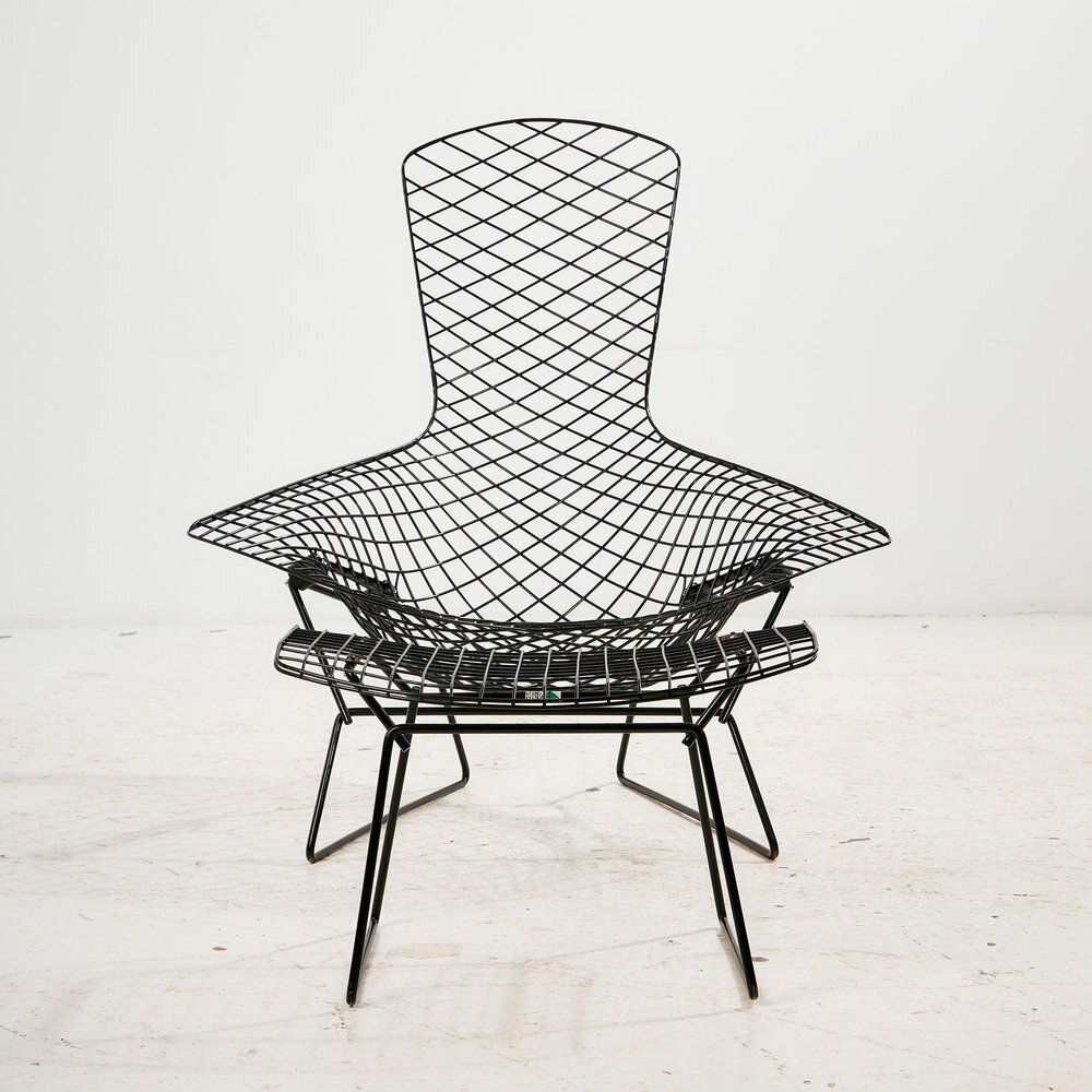 Set Of Bird Chair And Ottoman By Harry Bertoia For Knoll photo Furniture