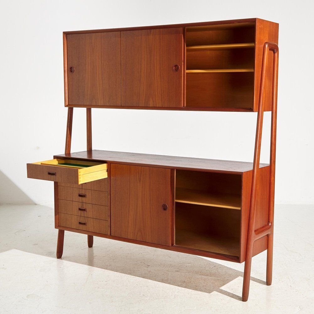 Model 3 Teak Double Sideboard By Gunni Omann For Oman Junn, 1960s photo Furniture