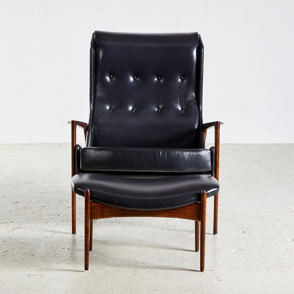 Lounge Chair With Footrest By Ib Kofod Larsen photo Furniture