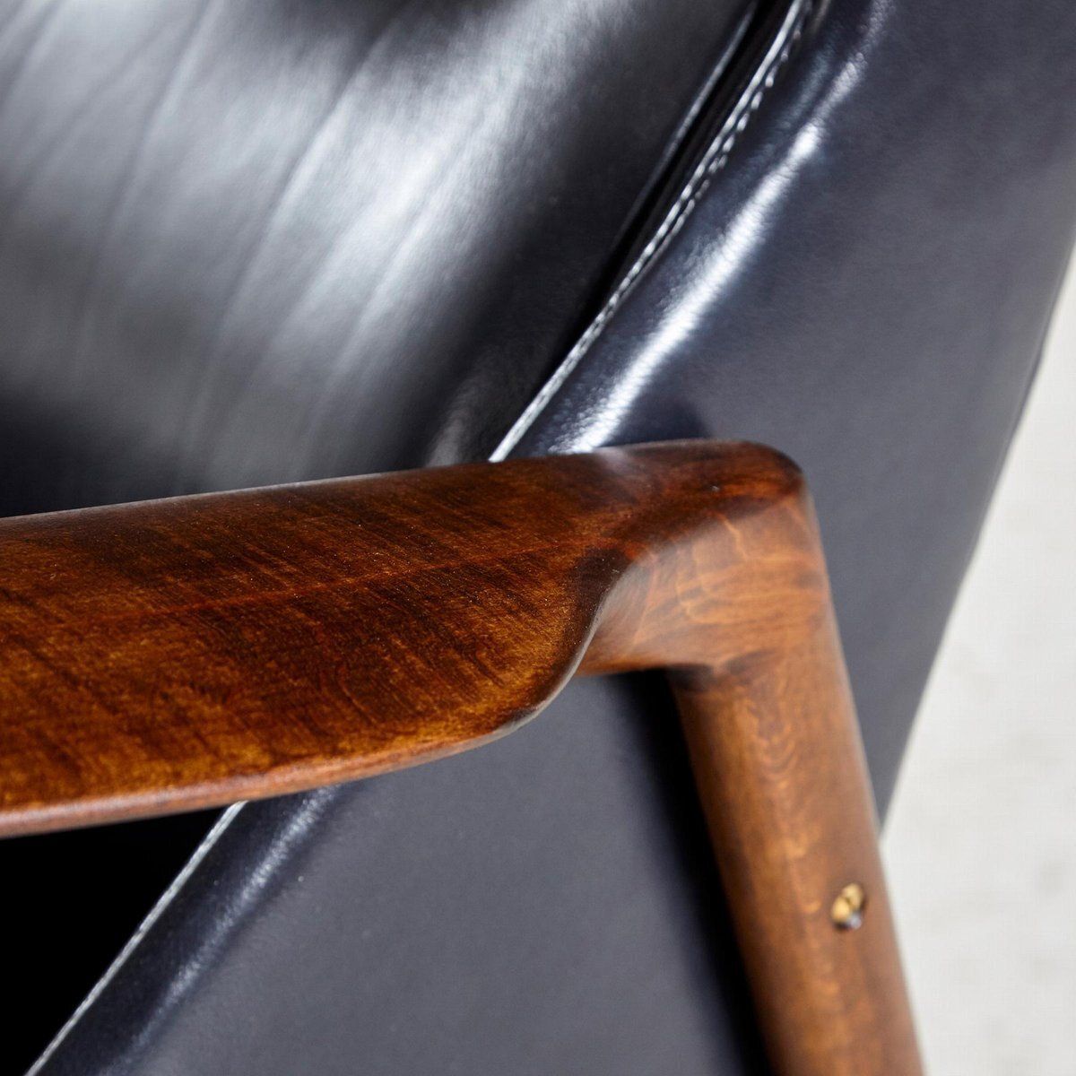 photo furniture Lounge Chair With Footrest By Ib Kofod Larsen
