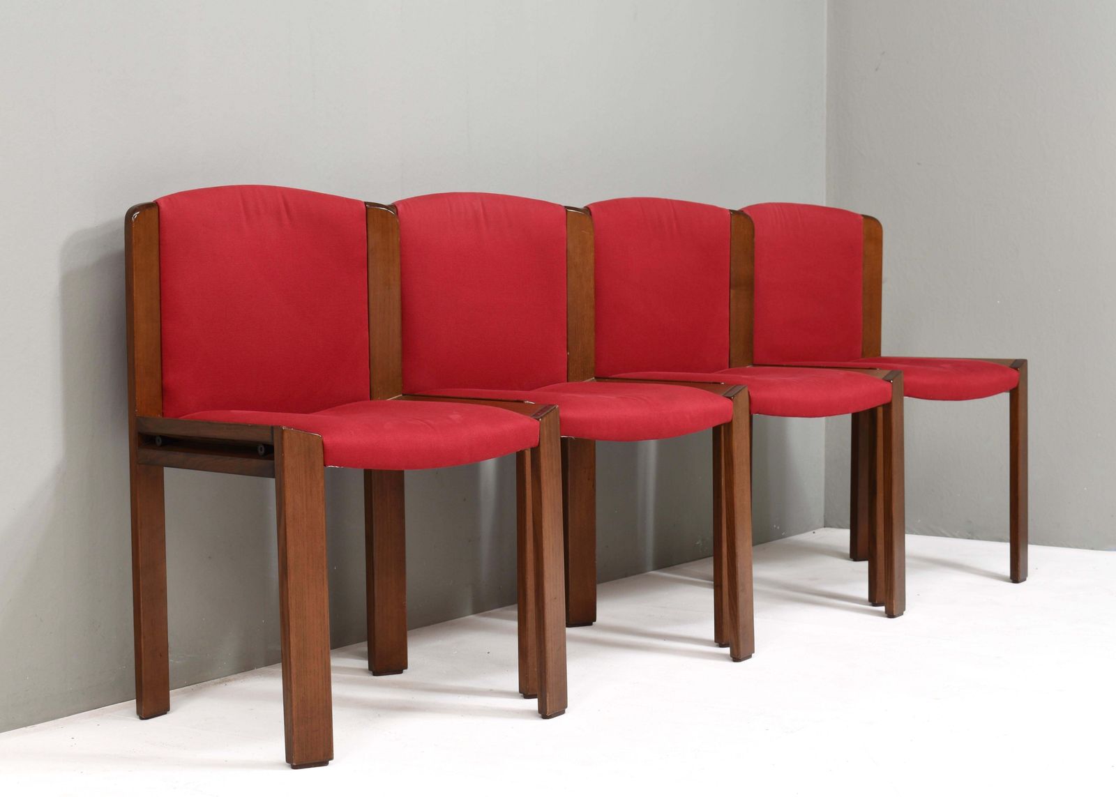 Joe Colombo Set Of 4 'Model 300' Dining Chairs For Pozzi, Italy   1965 photo for sale
