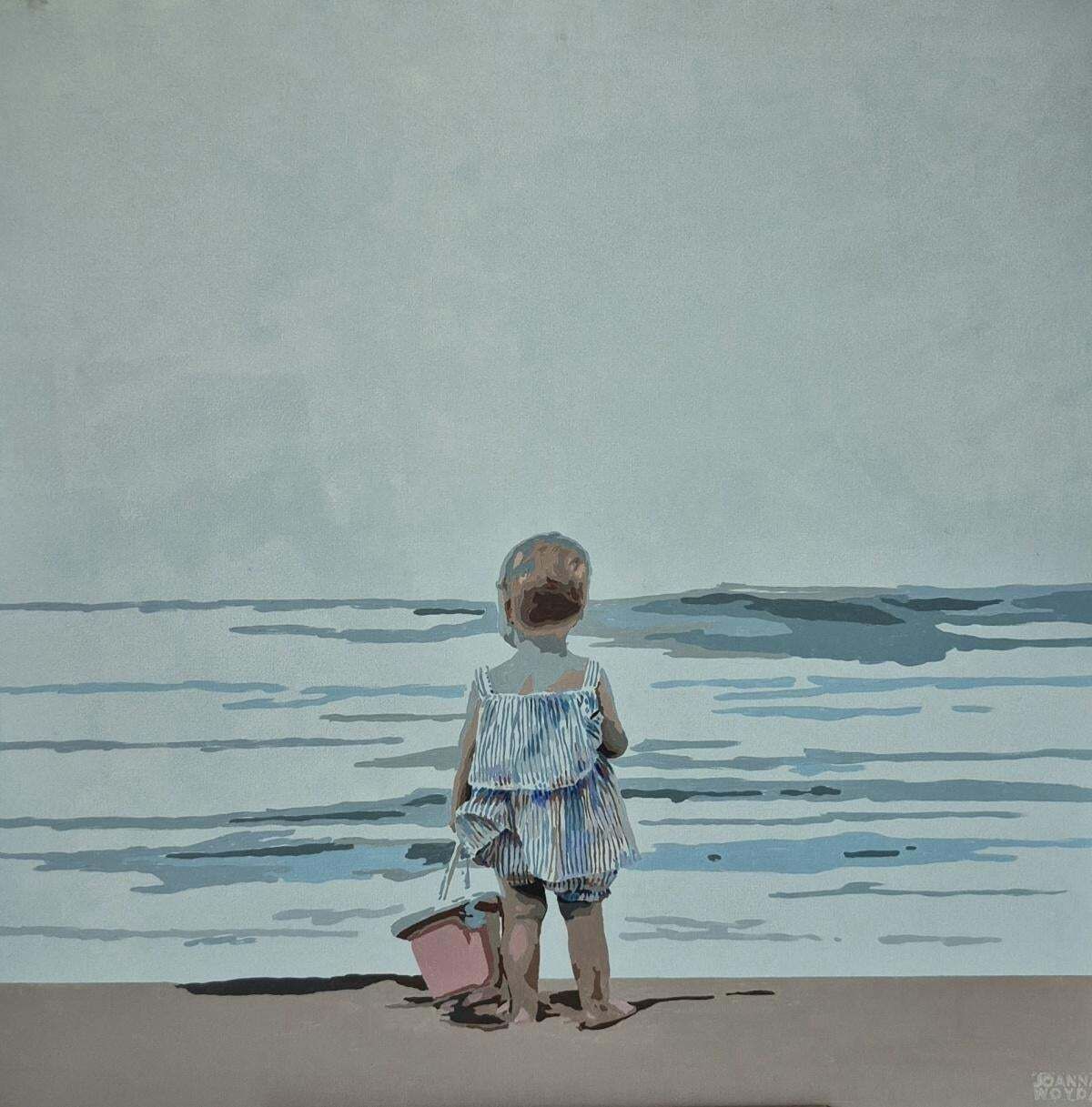 Joanna Woydapail. Figurative Acrylic Painting, Minimalism, Pop Art, Polish Art2025