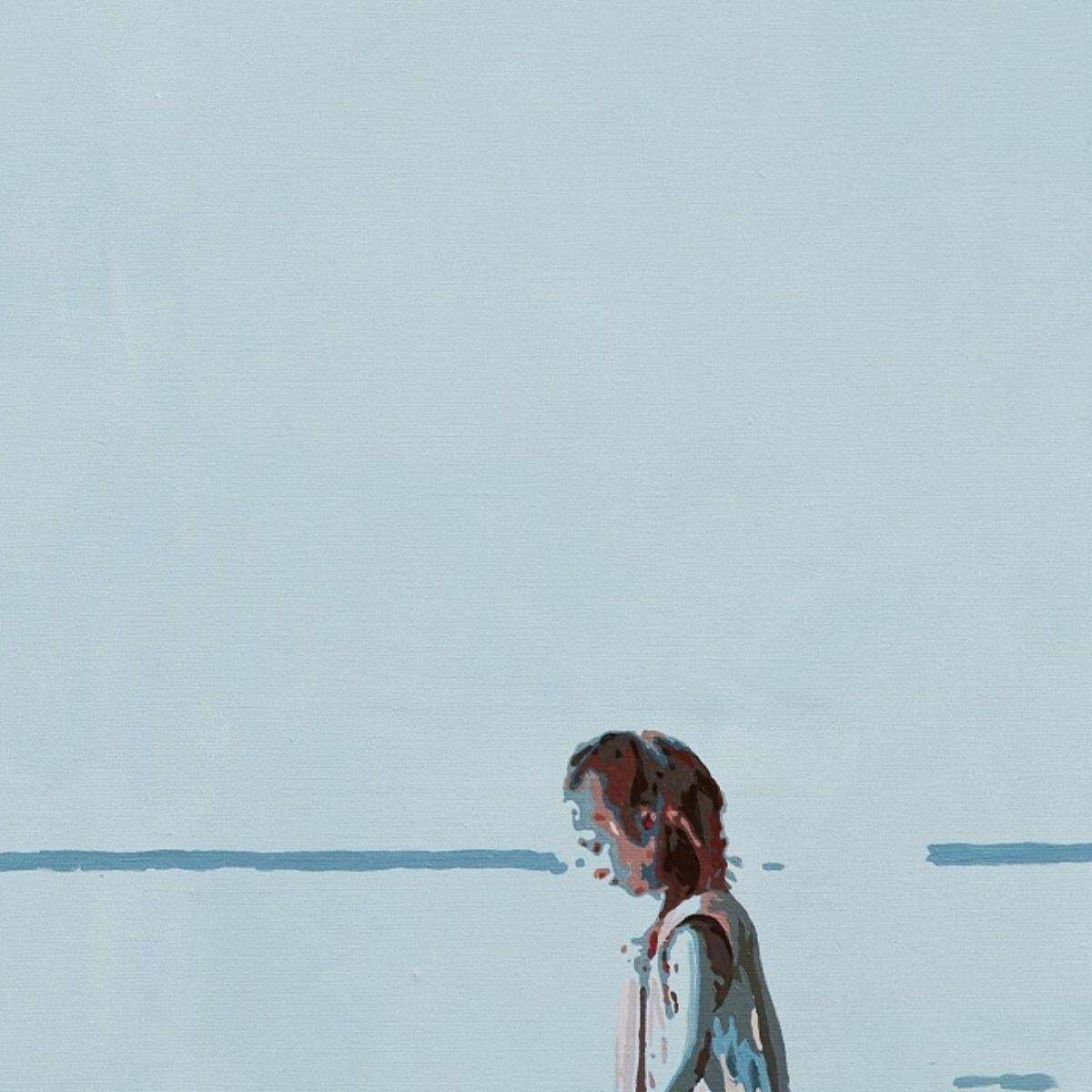 Joanna Woydaon The Shore. Figurative Acrylic Painting, Minimalism, Pop Art, Polish Art2024 photo 2033.0