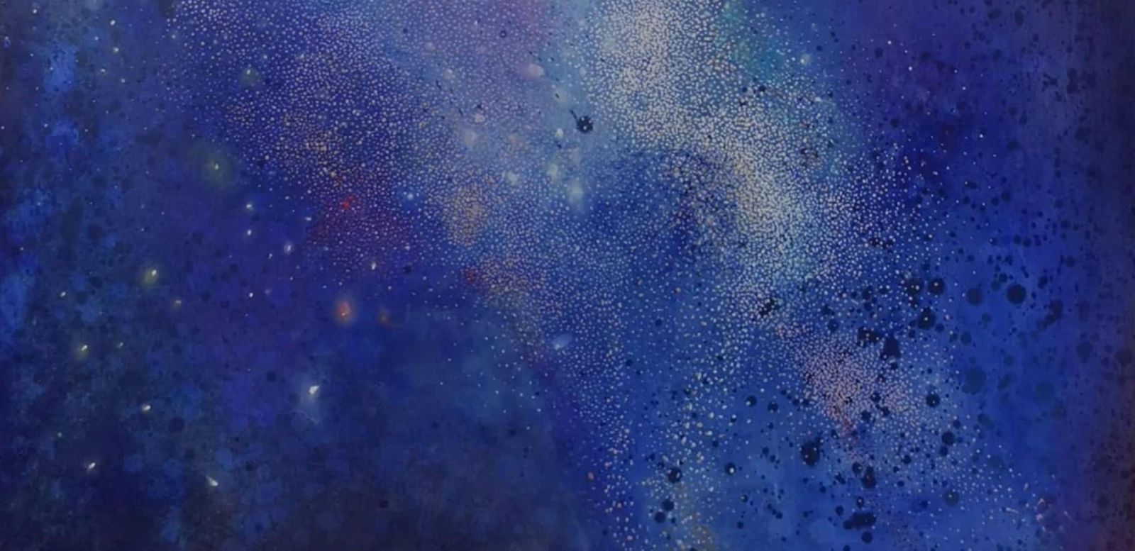 Barbara Hubertgalaxy 1. Contemporary Oil Abstract Landscape Painting, Polish Artist2025 photo 3271.0
