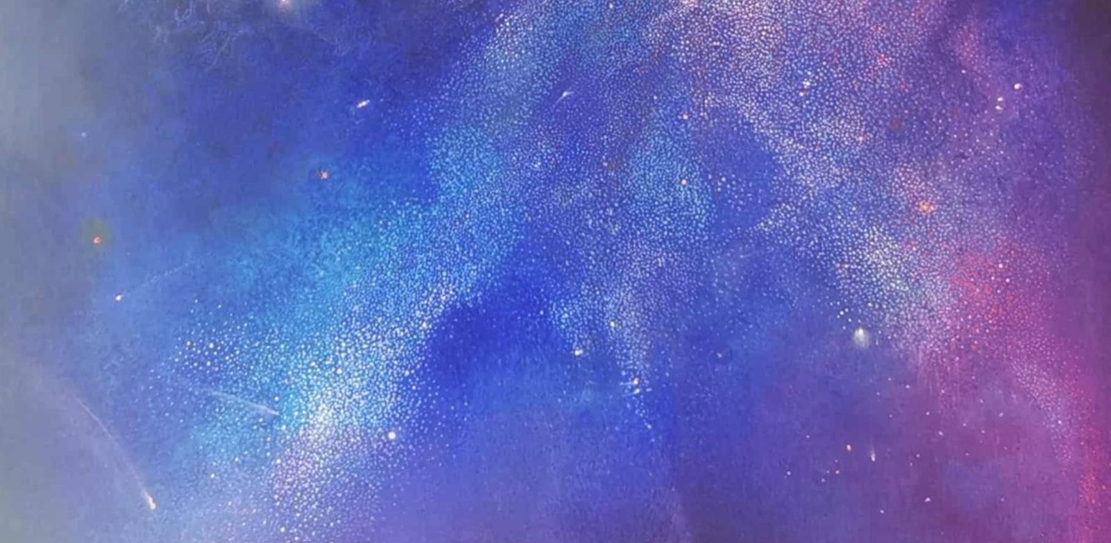 Barbara Hubertnight Of Falling Stars 3. Contemporary Oil Landscape Painting, Polish Artist2025 photo for sale