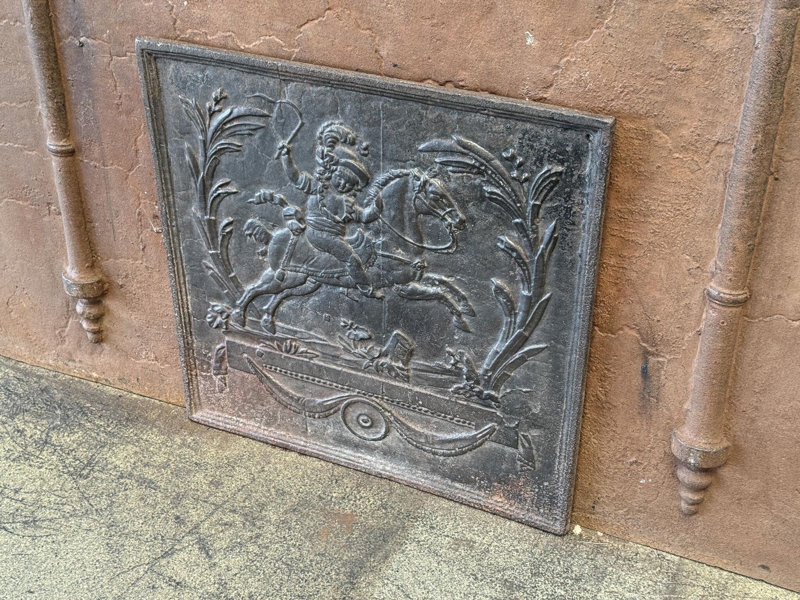 French Napoleon III Fireback / Backsplash, 19th Century Period photo furniture