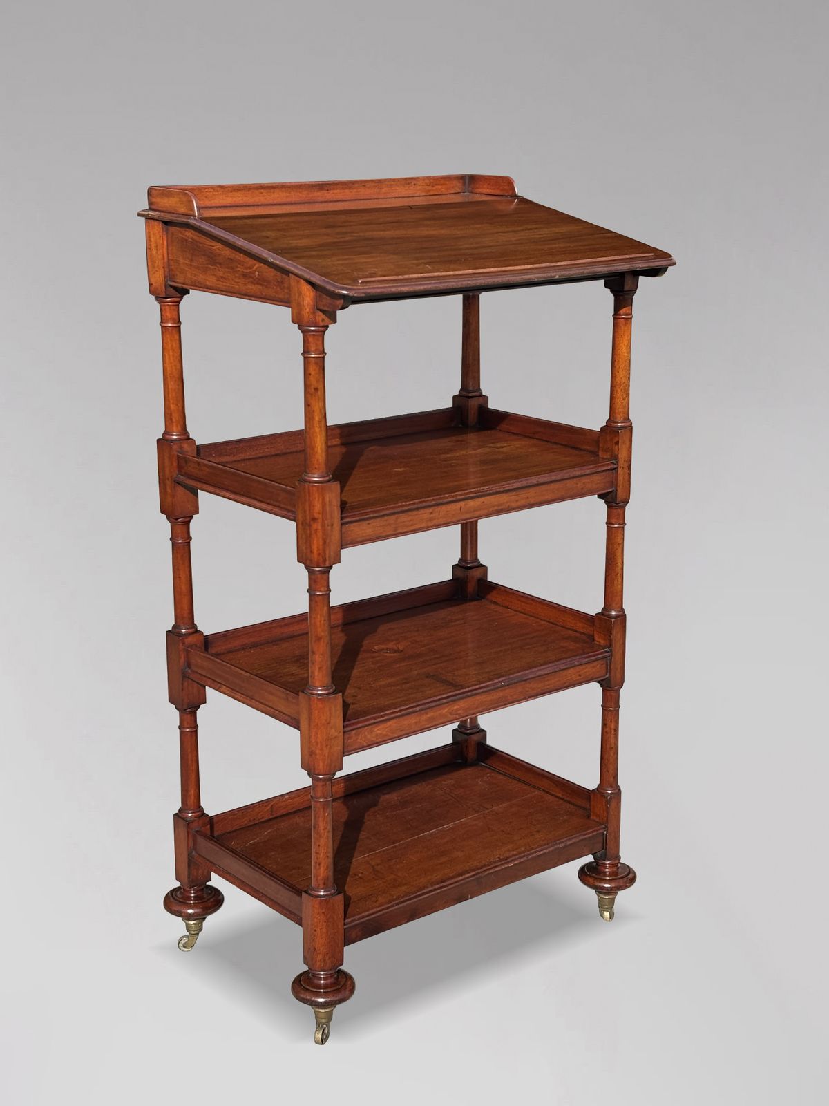 Early 19th Century George IV Period Mahogany Whatnot Music Stand photo for sale