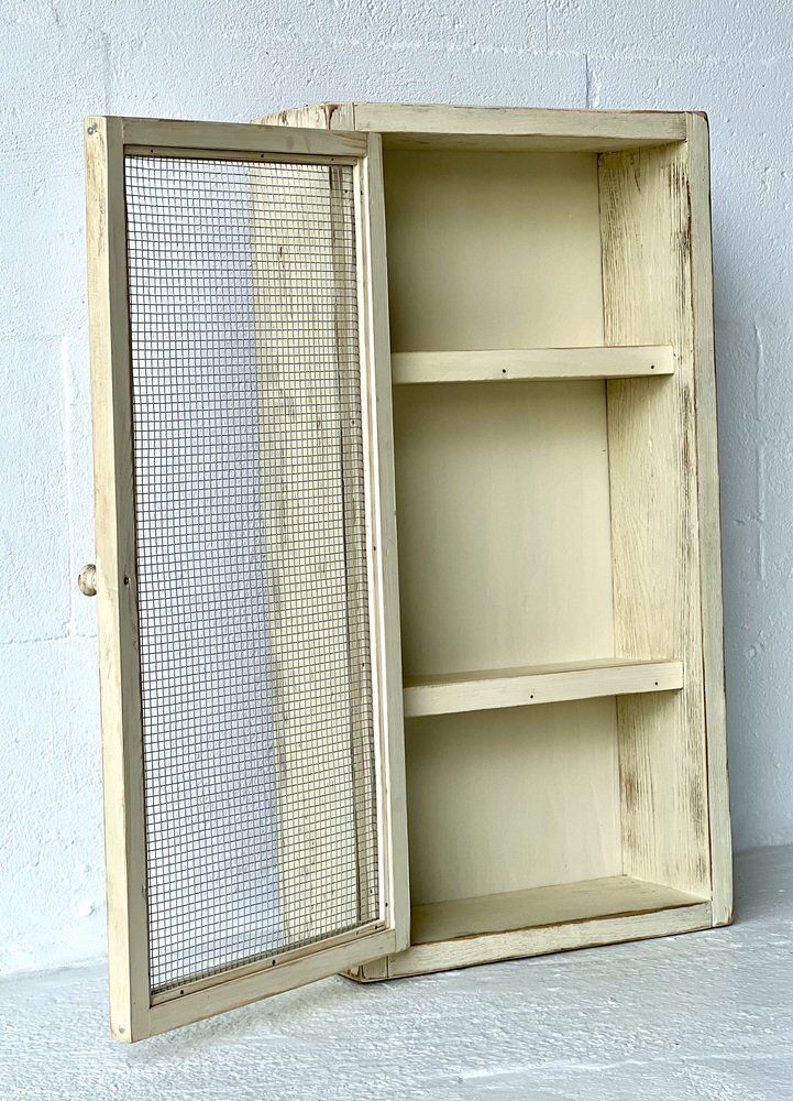 Vintage Wandkast Met Gaaswerk photo for sale