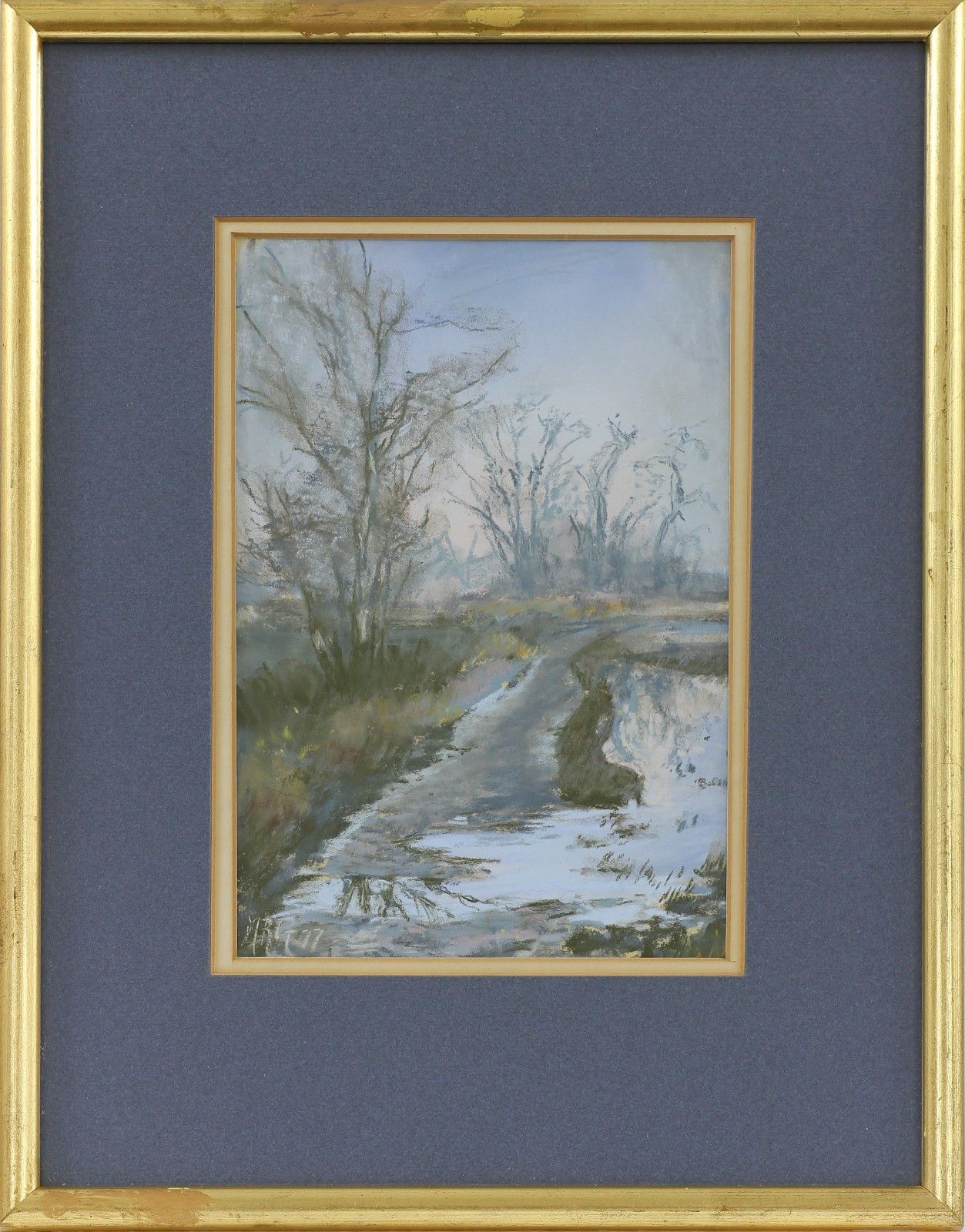 Pastel By Margaret Glass. Titled "The Pathway Iken" photo Art