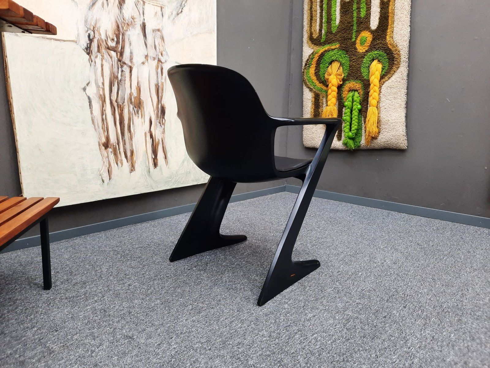 Kangaroo Z Chair By Ernst Moeckl & Siegfried Mehl For Horn Collection, 1960s photo vintage