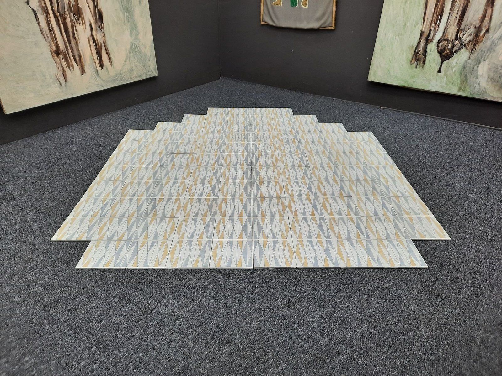 Wall Tiles By Gio Ponti For Richard Ginori, 1950s, Set Of 130