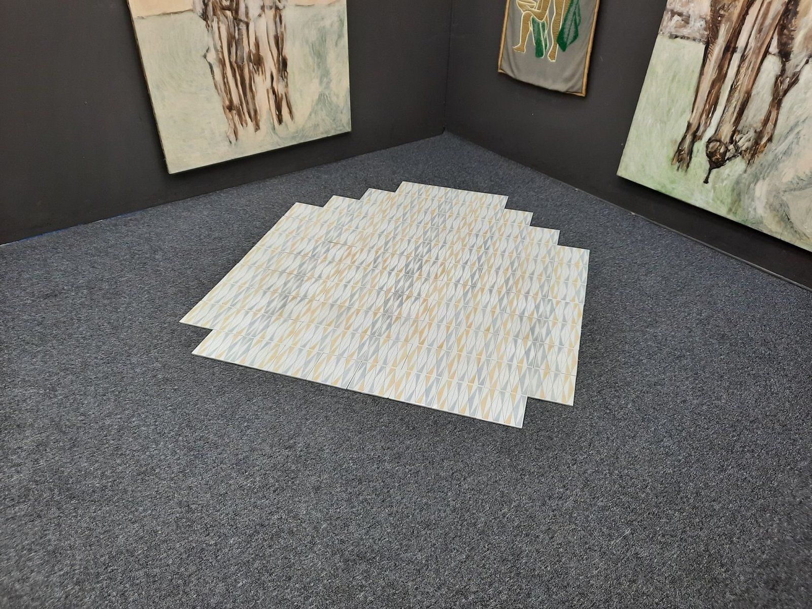 Wall Tiles By Gio Ponti For Richard Ginori, 1950s, Set Of 130 photo furniture