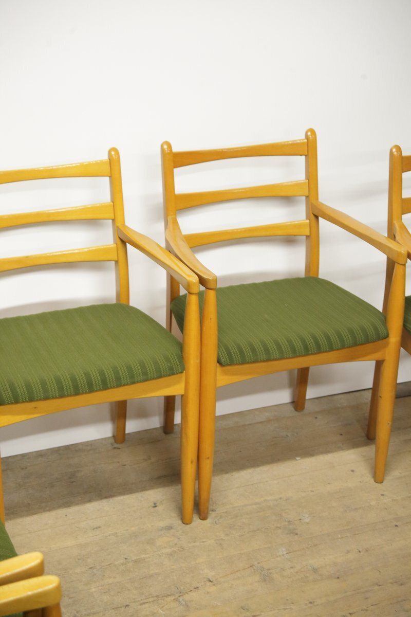 Mid Century Dining Armchairs, Former Czechoslovakia, 1970s, Set Of 10 photo Furniture