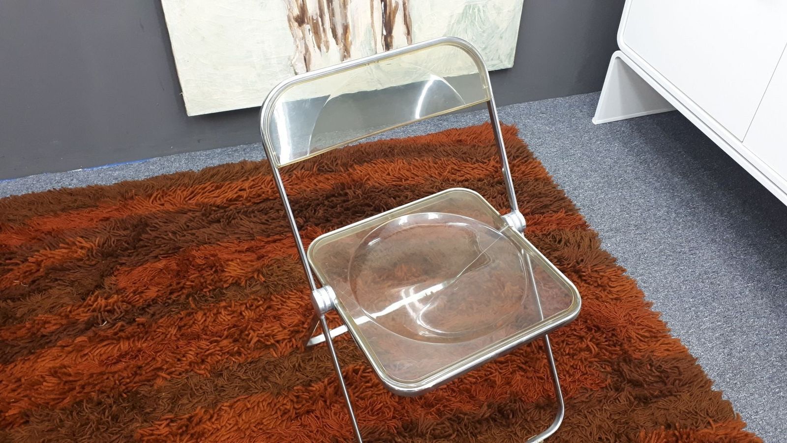 Space Age Plia Folding Chairs By Giancarlo Piretti For Castelli, 1960s, Set Of 4 photo vintage
