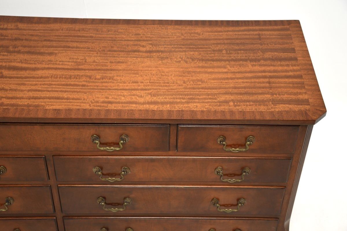 Antique Georgian Style Mahogany Chest Of Drawers / Sideboard photo vintage