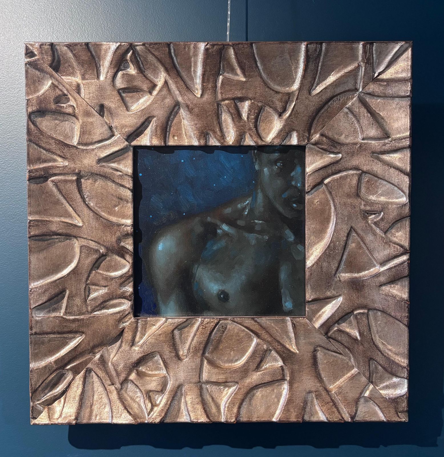 Luisa Albert "Di Notte" Olio Su Tela Cm. 20 X 20 2025 photo vinterior