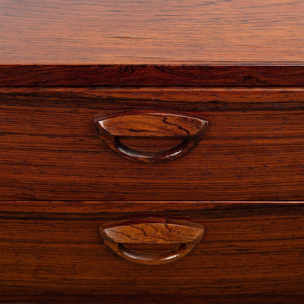 Small Rosewood Dresser Attributed To Kai Kristiansen For Fm Møbler, 1960s photo vintage