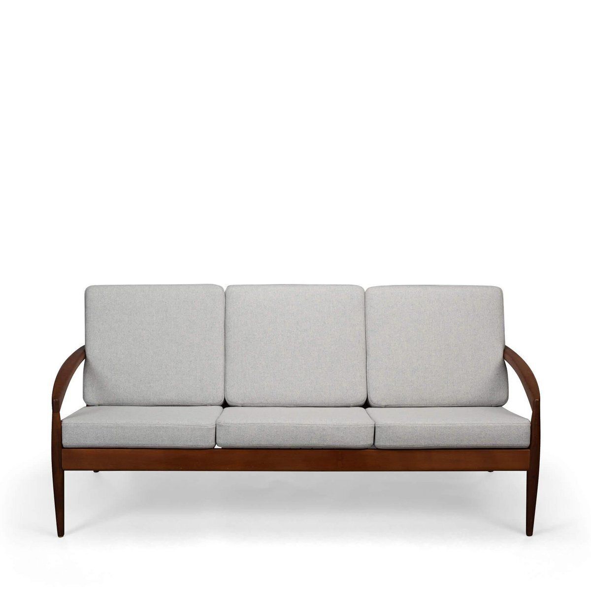 Danish Paper Knife Sofa Model 121 Attributed To Kai Kristiansen For Magnus Olesen, 1960s photo for sale