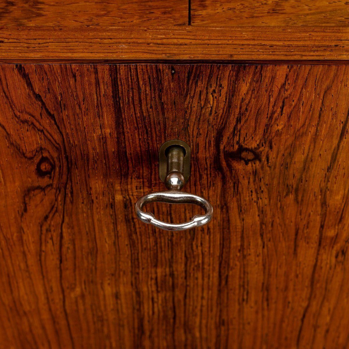 Rosewood Secretary Attributed To Erling Torvits For Klim Mobelfabrik, 1960s photo vintage