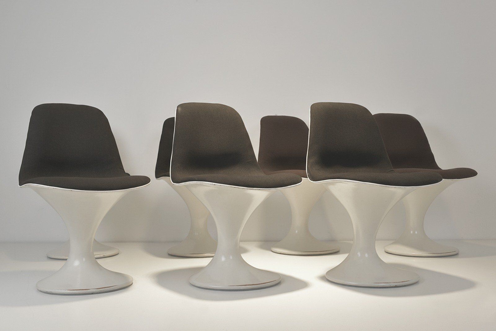 Swivel Orbit Chairs By Markus Farner And Walter Grunder For Vitra, 1965, Set Of 7 photo 8073.0