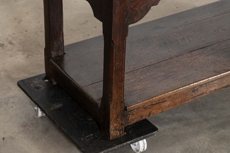 photo for sale 18thc English Oak Dresser Base