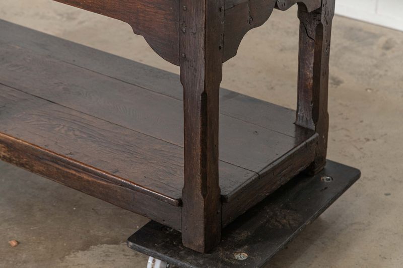 4313.0 18thc English Oak Dresser Base photo