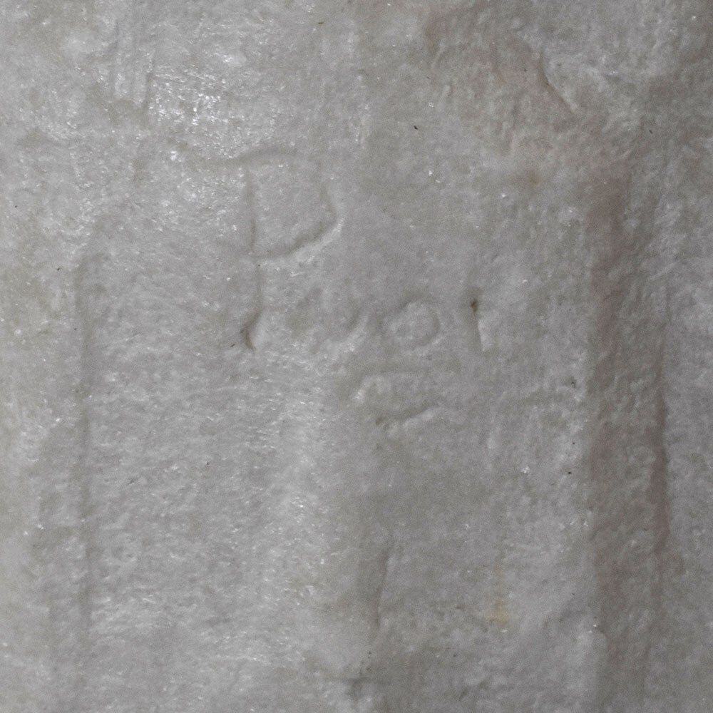3800.0 Antique Statues, Marble, Woman Sculpture, Young Girl Bathing, Signed Pugi, XIX Century. (Stma104) photo
