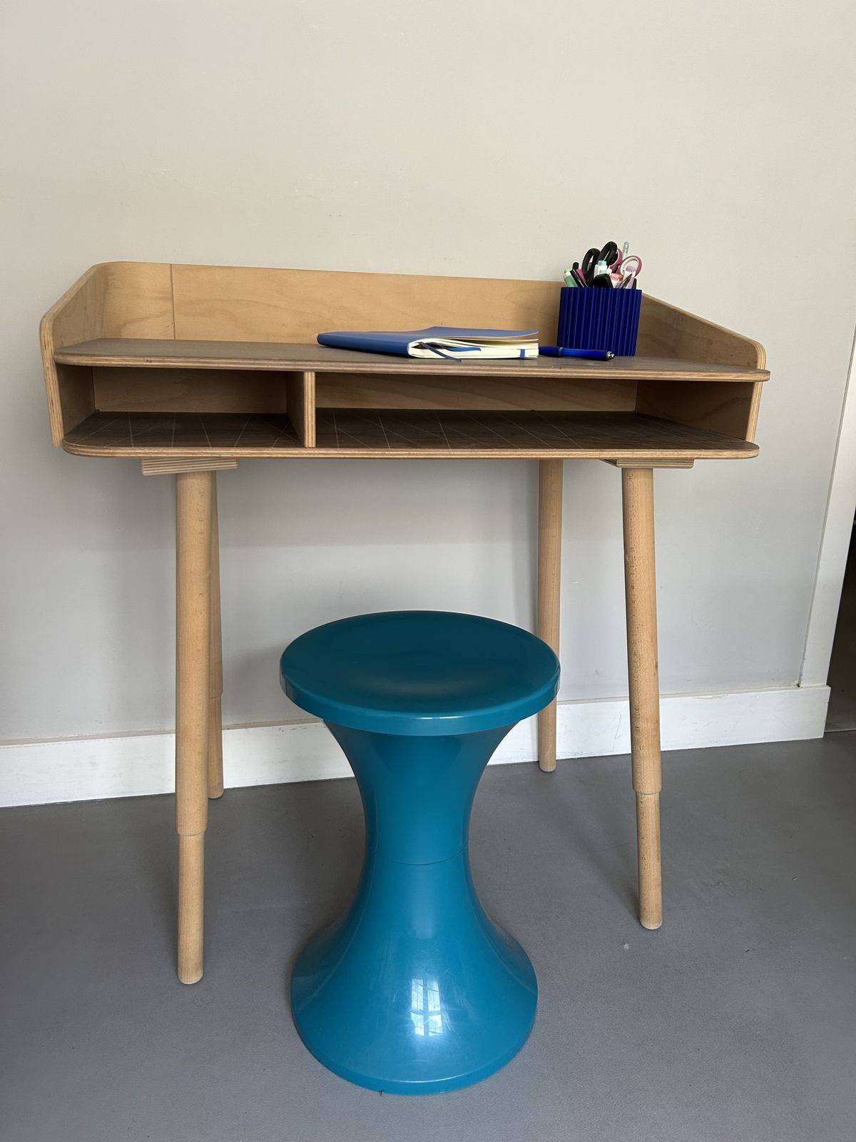 Eva Craenhals Folded Plywood And Beech Tonton Desk