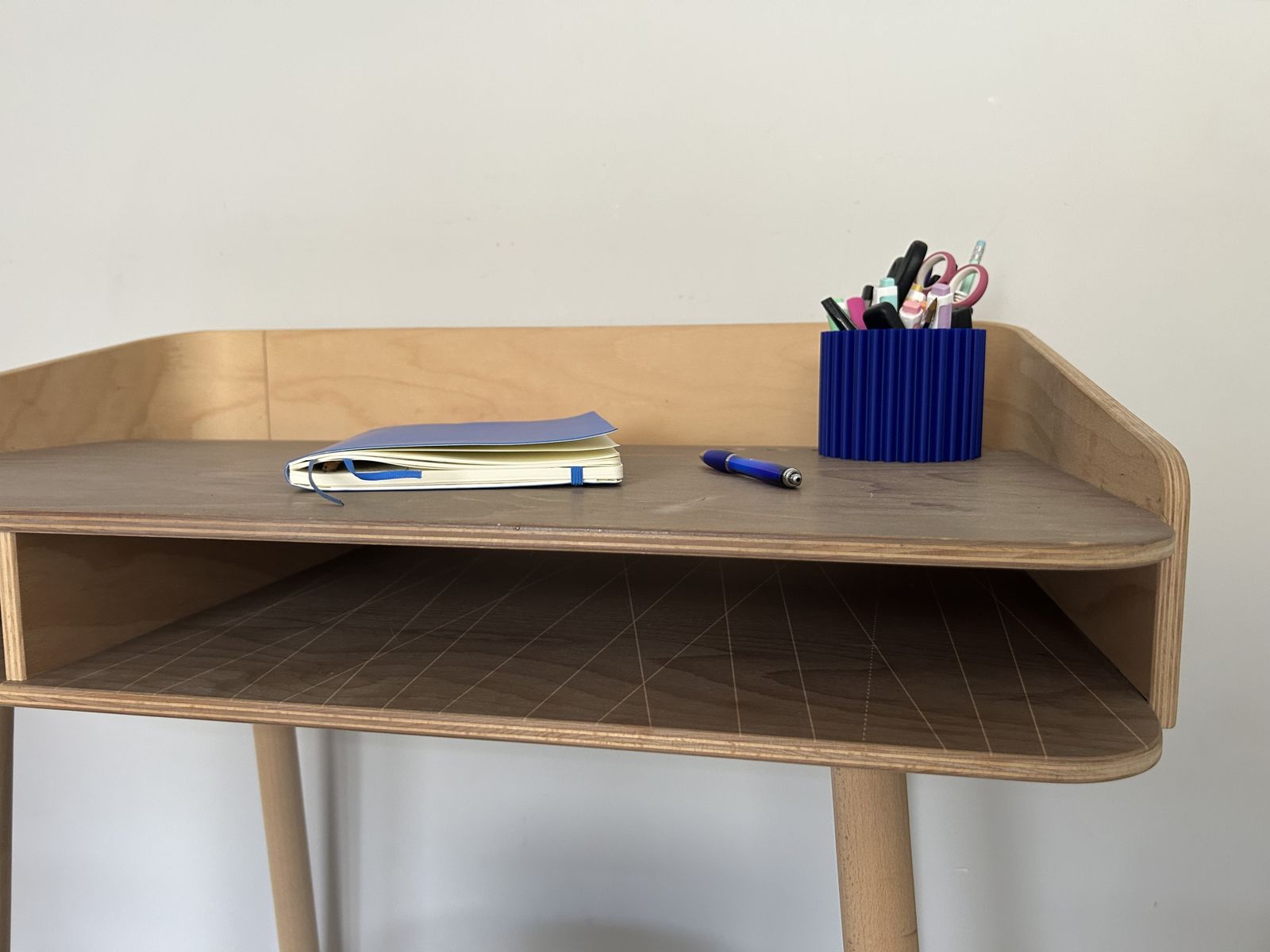 Eva Craenhals Folded Plywood And Beech Tonton Desk photo 130.0