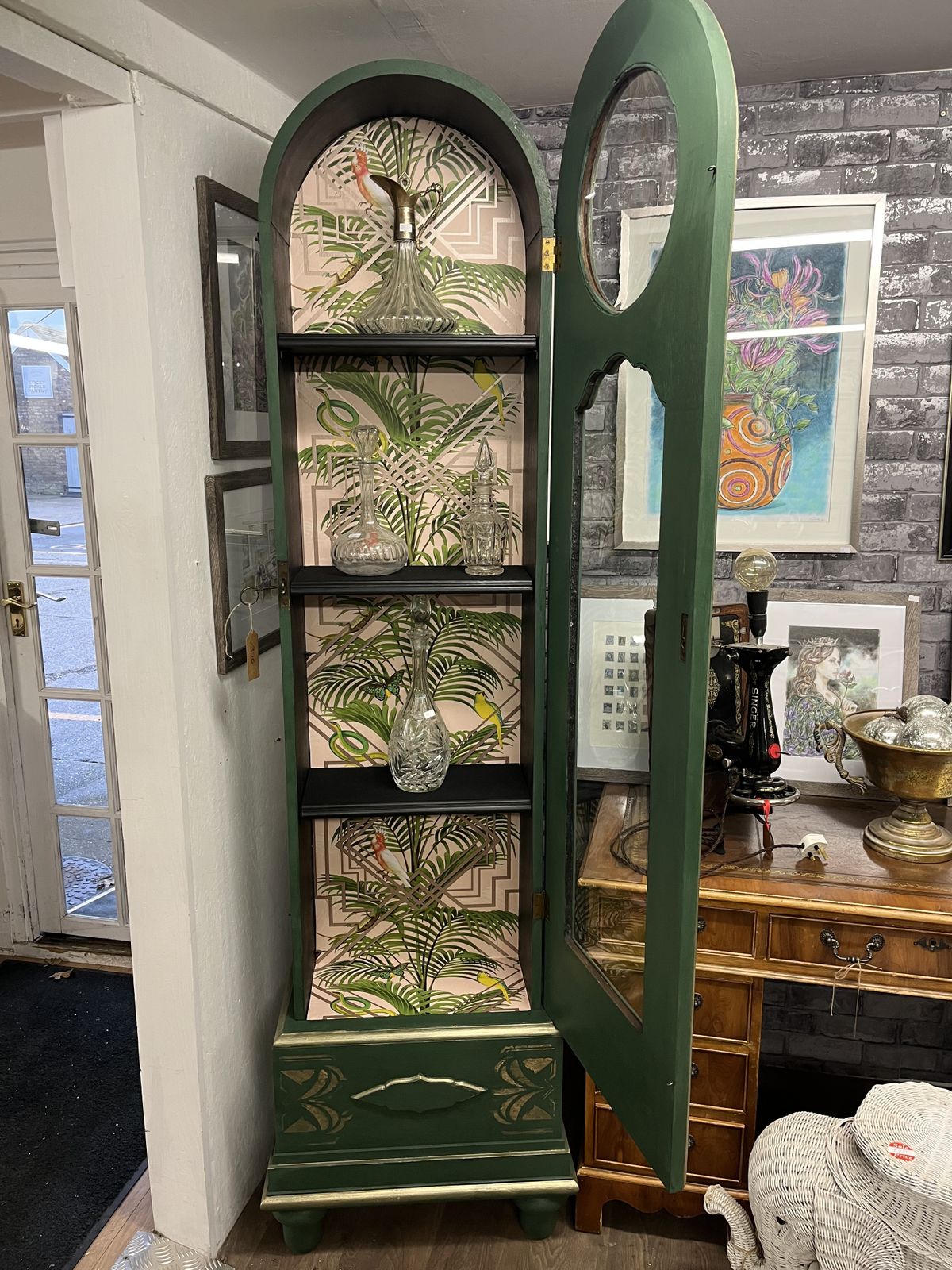 Refurbished Art Deco Grandfather Clock photo vinterior