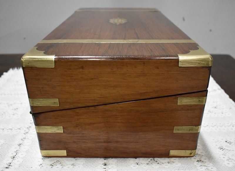 Box Writing Case Marine Rosewood 19th Century photo 1232.91