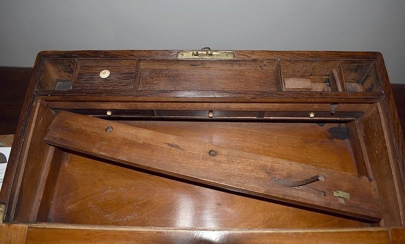 1232.91 Box Writing Case Marine Rosewood 19th Century photo