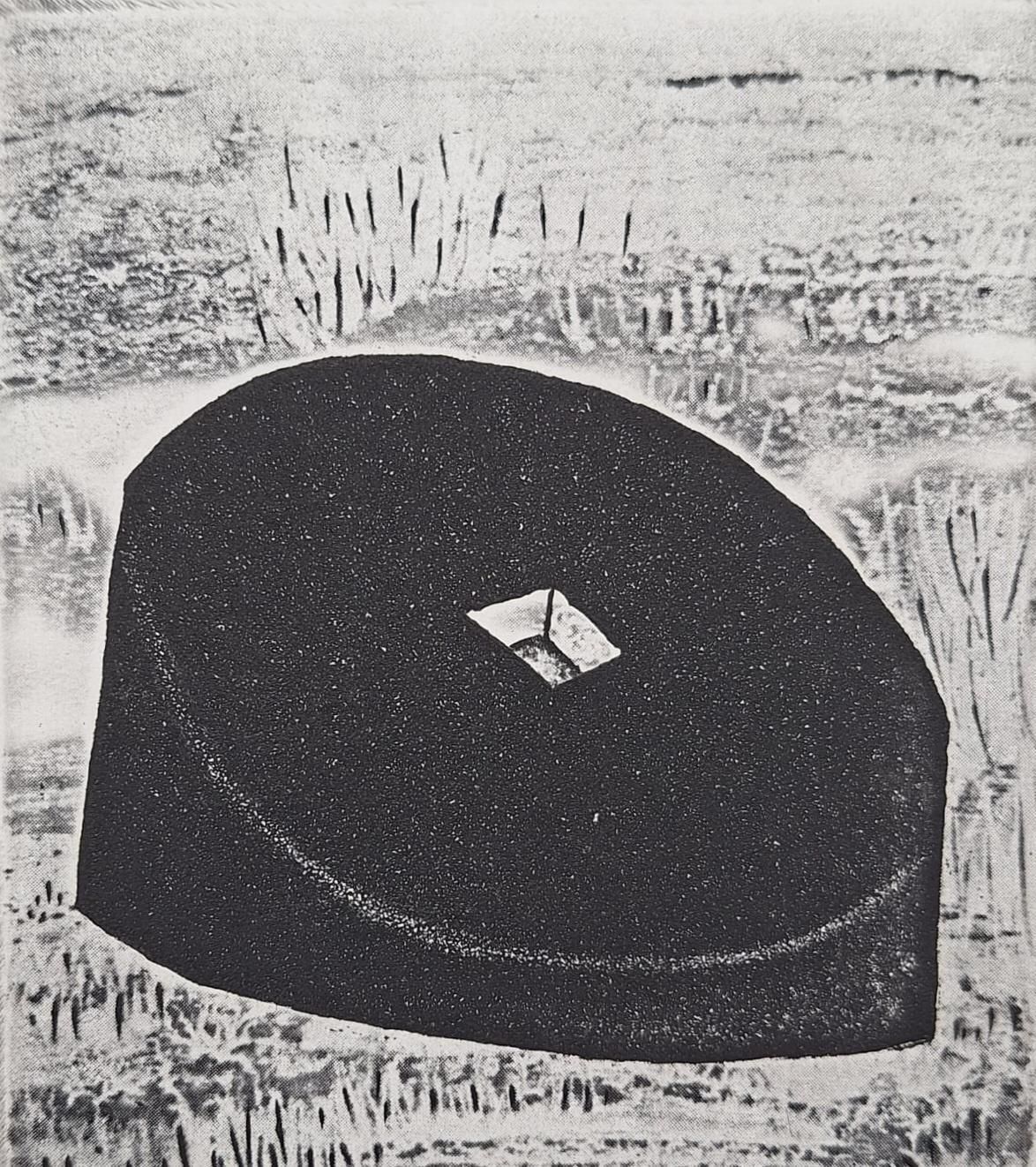 Jerzy Dmitruk The Millstone, Cornerstone Of Civilization's Development   21st Century, Etching 2021 photo 265.0