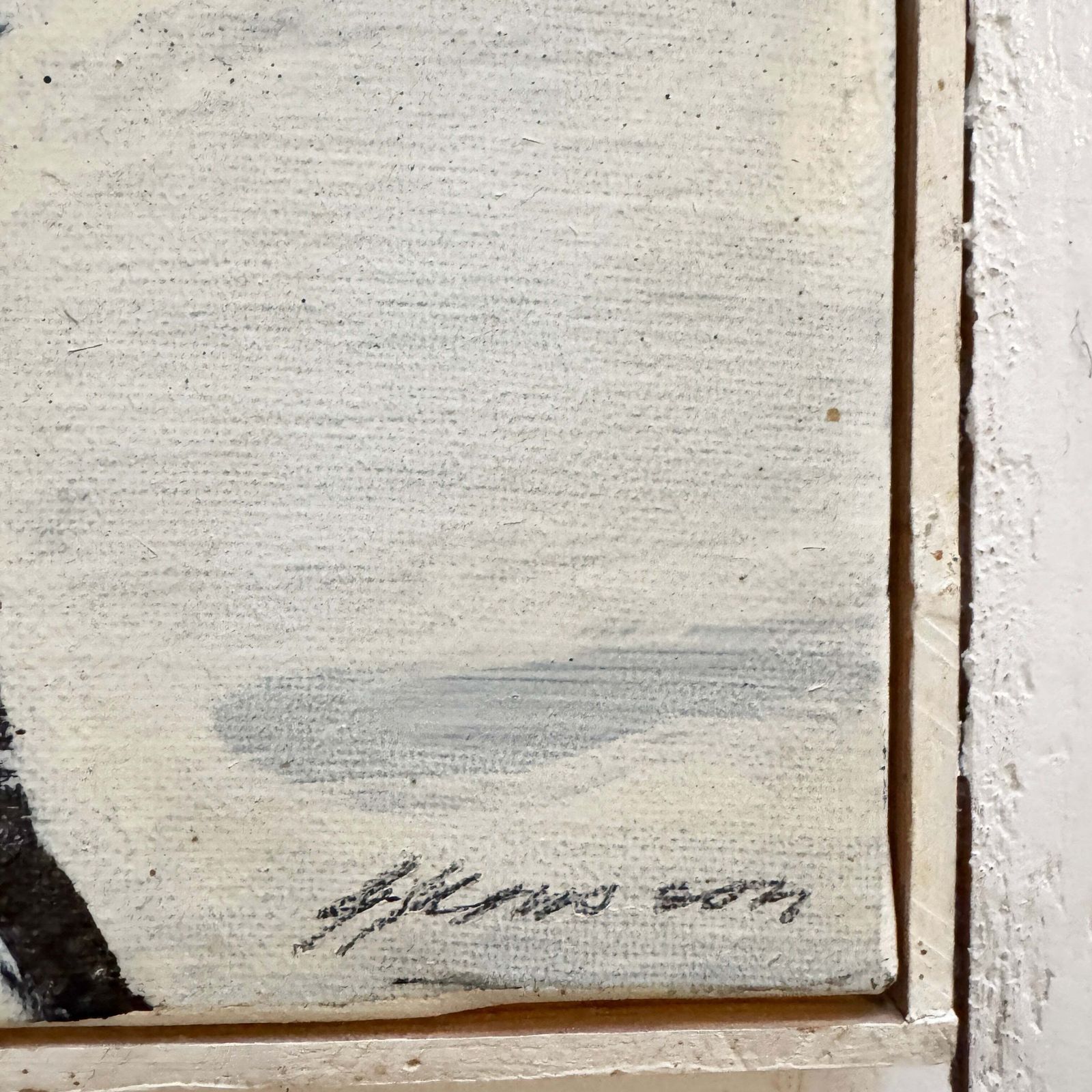 The Guitar Musician. Vintage Swedish Oil Painting By Gunnar Johansson photo for sale