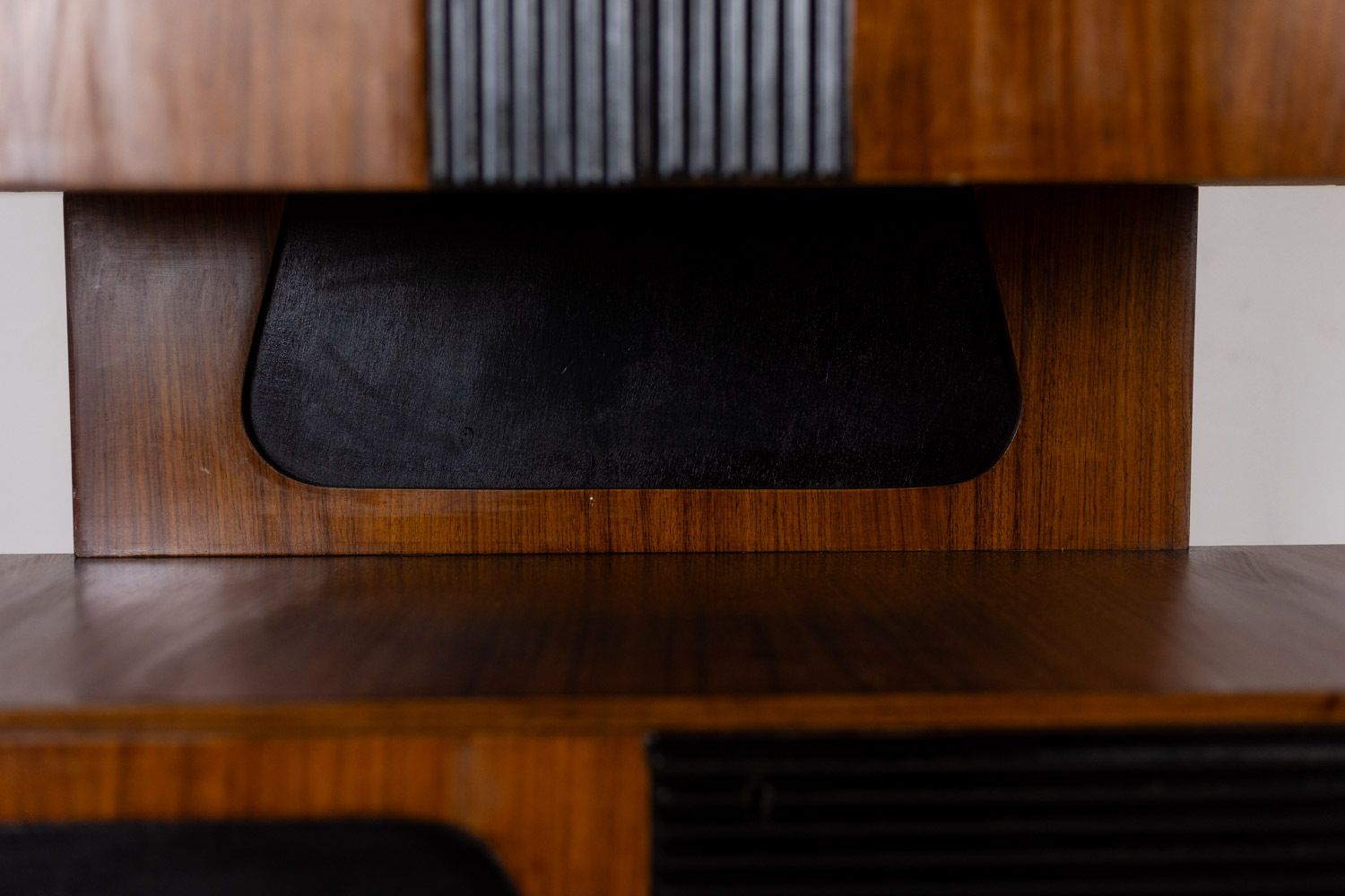 7800.0 Pair Of Italian Teak Veneer Cabinets. 1960s. photo