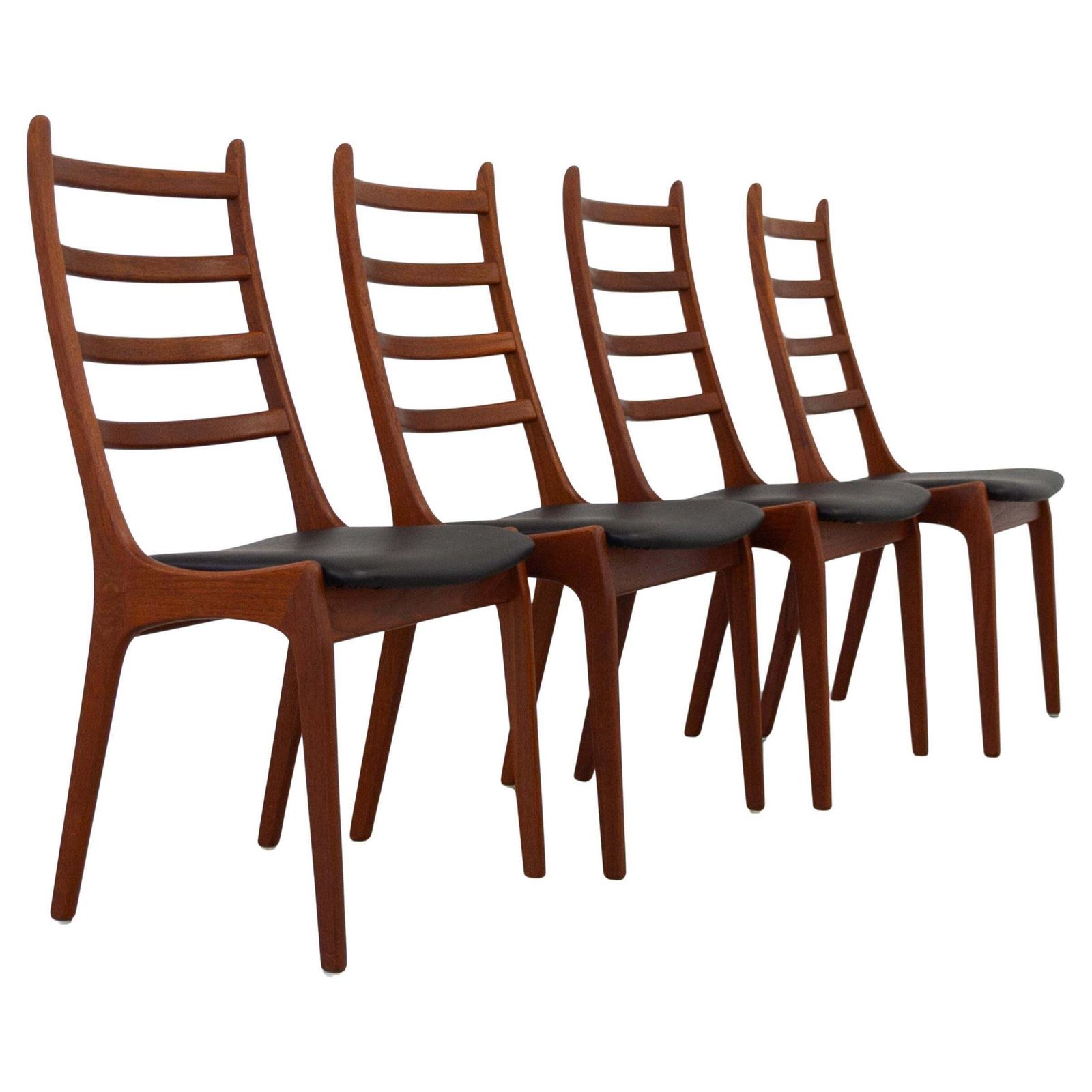 Danish Mid Century Teak Dining Chairs By Korup Stolefabrik, 1960s. Set Of 4.