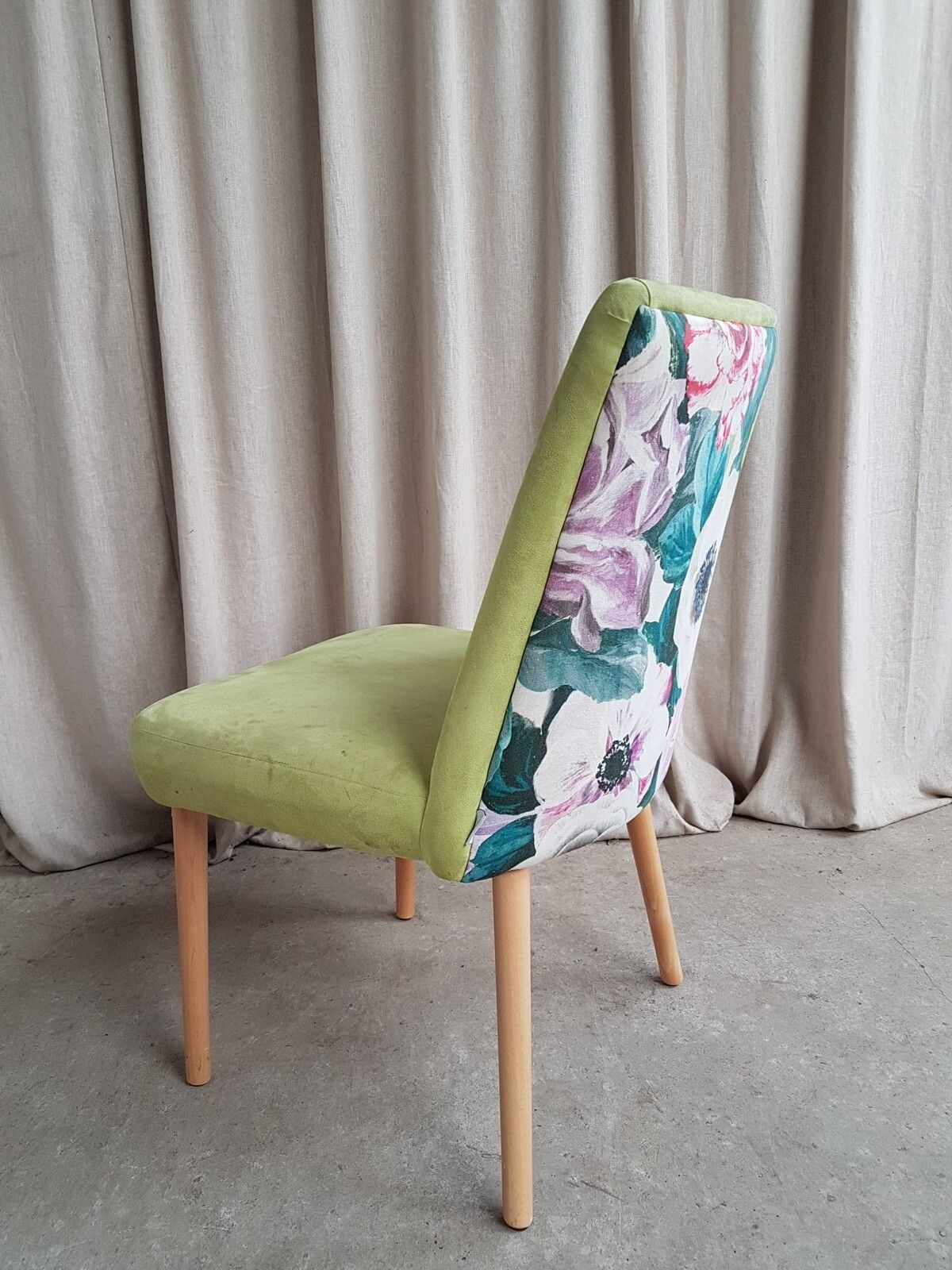 Designers Guild Danish Scandi Design Chair Mid Century Vintage Style Retro R733 photo 166.75
