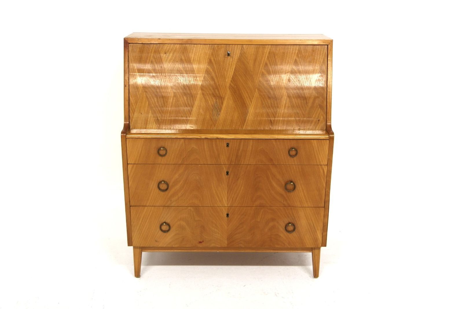Modern Elm Secretary Desk, Sweden, 1940s photo buy