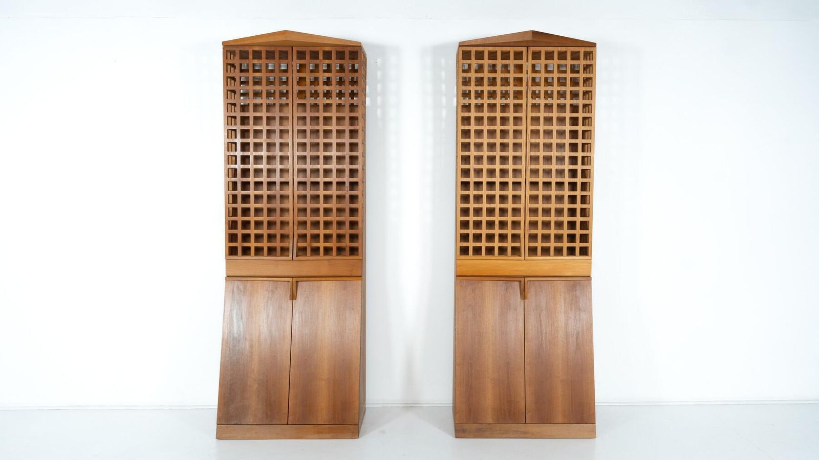 Mid Century Bookcase By Adriano & Paolo Suman, Giorgetti, 1980s   2 Available photo Furniture