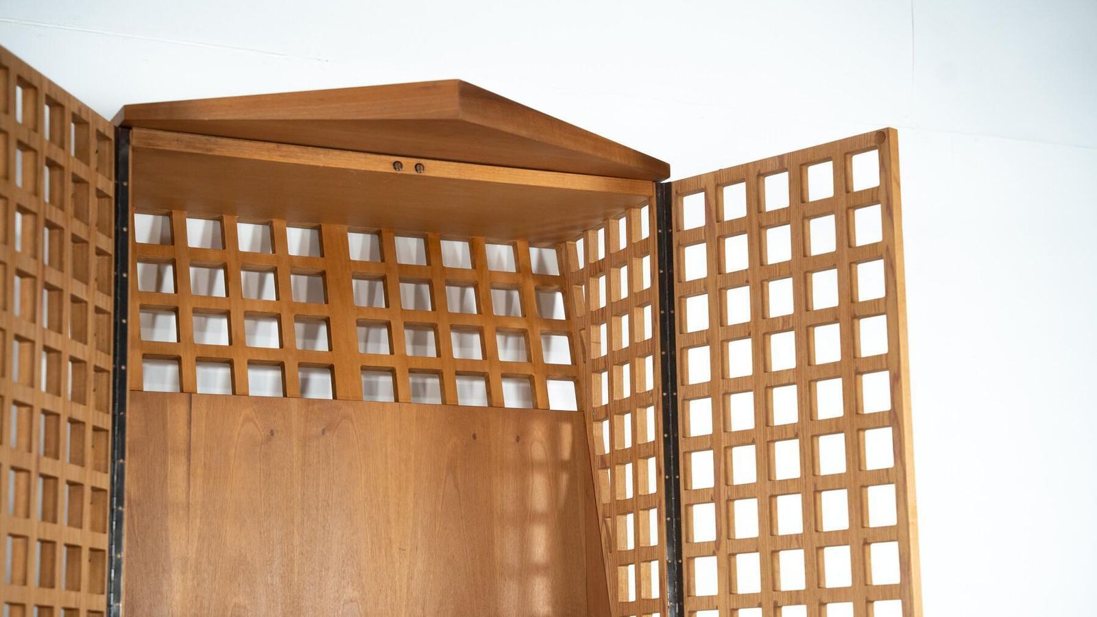 photo furniture Mid Century Bookcase By Adriano & Paolo Suman, Giorgetti, 1980s   2 Available