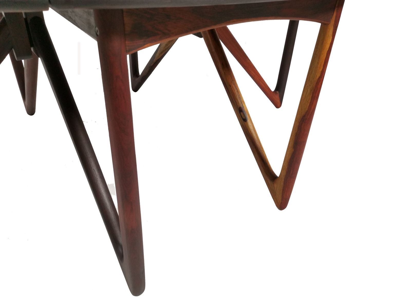 A Mid Century Rosewood Drop Leaf Dining Table By Kurt østervig For Jason Møbler photo buy