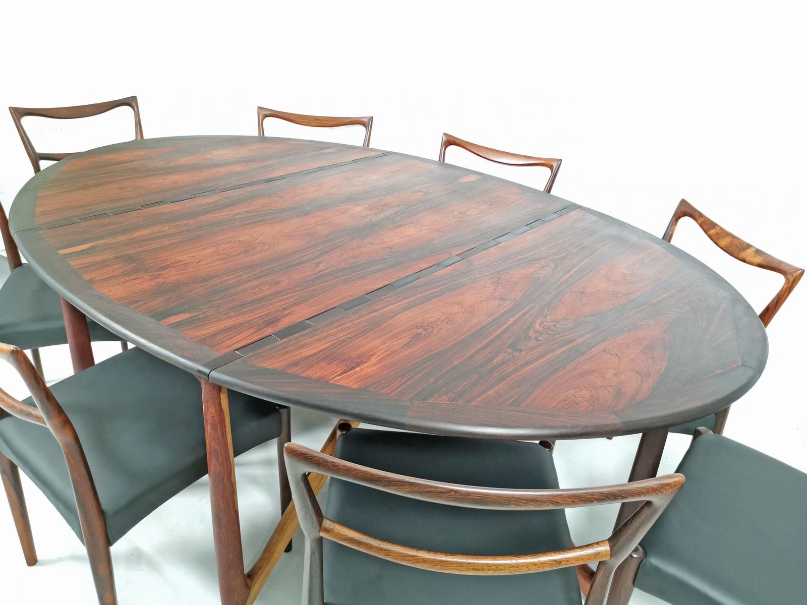 photo furniture A Mid Century Rosewood Drop Leaf Dining Table By Kurt østervig For Jason Møbler