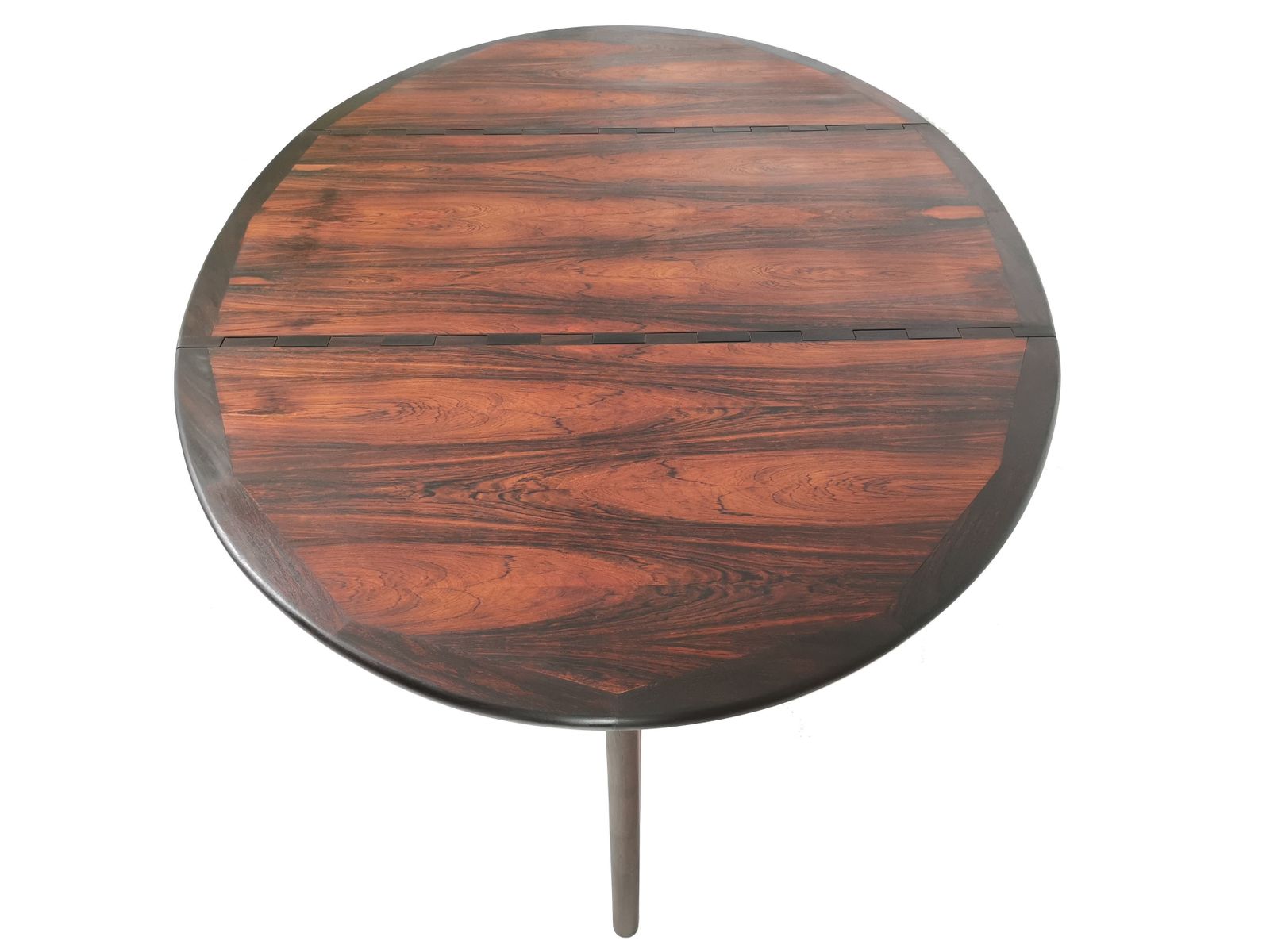 7350.0 A Mid Century Rosewood Drop Leaf Dining Table By Kurt østervig For Jason Møbler photo